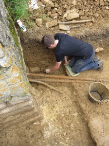 Peter determined to reach the roman culvert